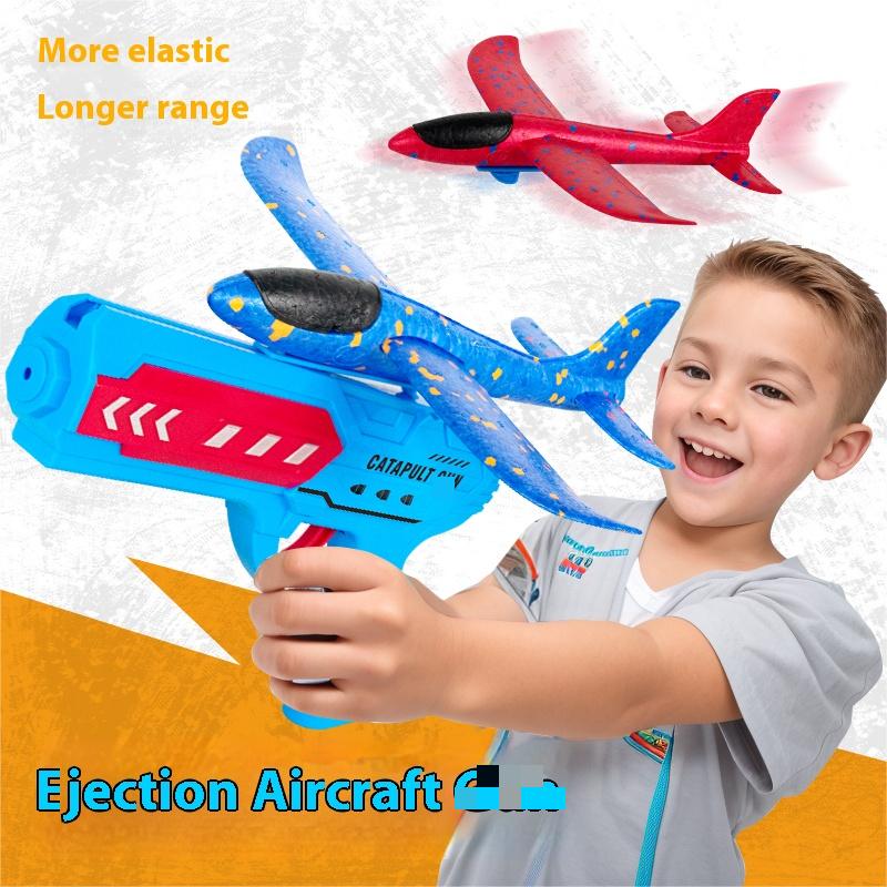 Elastic kite aircraft for children; professional hand-held launching elastic kite, easy to fly in the park, indoor and outdoor toys.
