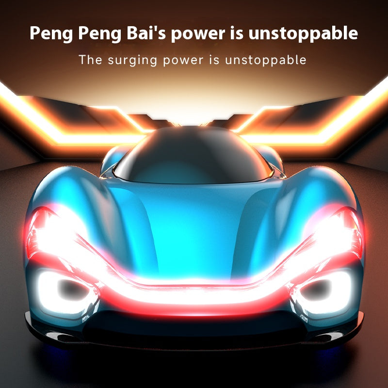 Stunt drift simulation concept remote control car innovative design music double spray light exhaust hand control induction