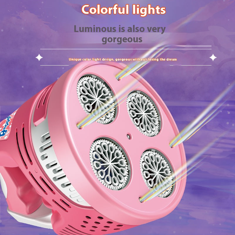 In 2025, the best-selling children's toy, automatic color-changing light bubble machine, is perfect as a gift for parent-child interaction.