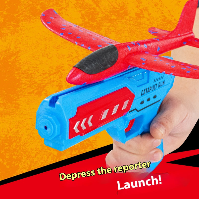 Elastic kite aircraft for children; professional hand-held launching elastic kite, easy to fly in the park, indoor and outdoor toys.