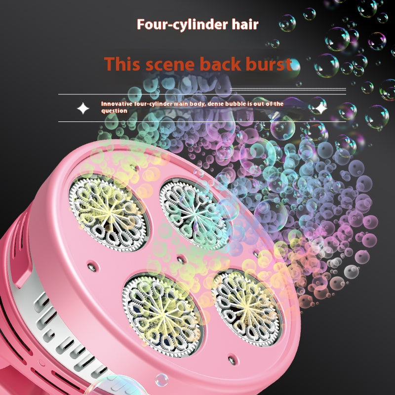 In 2025, the best-selling children's toy, automatic color-changing light bubble machine, is perfect as a gift for parent-child interaction.