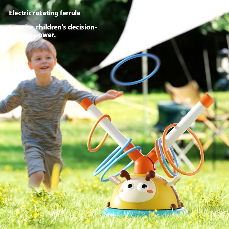 2 in 1 Bee Jump Rope Machine Hoop Jumping Ring 3-6 Years Old Children's Outdoor Sports Toy Game Machine
