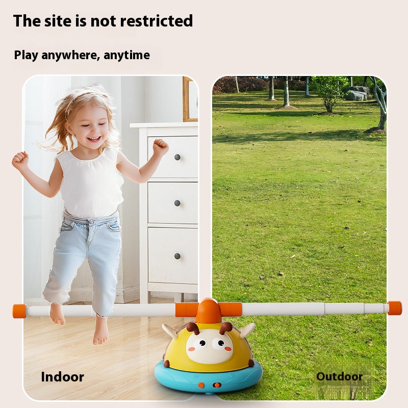 2 in 1 Bee Jump Rope Machine Hoop Jumping Ring 3-6 Years Old Children's Outdoor Sports Toy Game Machine
