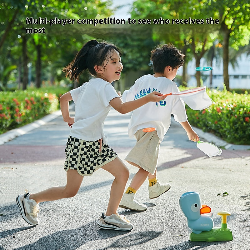 Outdoor flying saucer parent-child intelligence toy; new and interesting interactive intelligence gift for babies and children