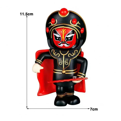 Sichuan opera face changing doll-mask shifting puppet decoration-Bian Lian plastic decorative toys with 4 unique faces-suitable for all ages of decompression toys