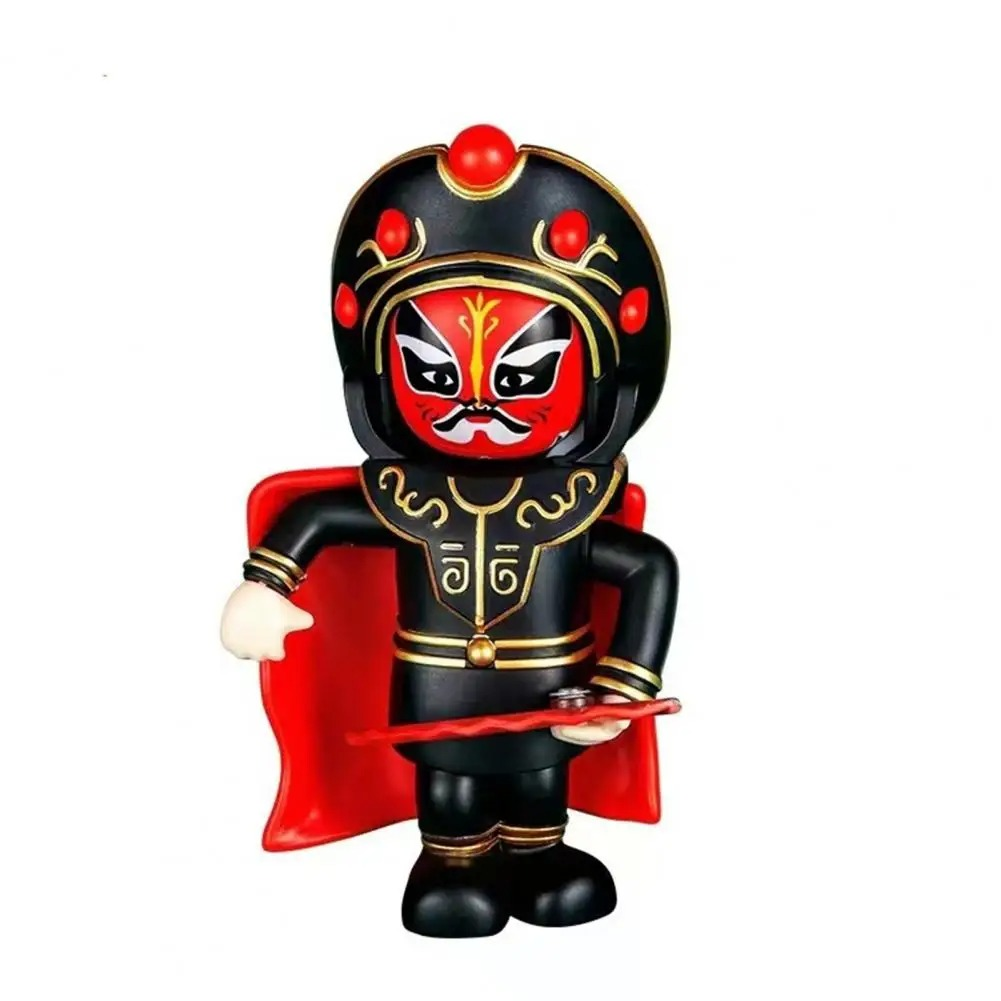 Sichuan opera face changing doll-mask shifting puppet decoration-Bian Lian plastic decorative toys with 4 unique faces-suitable for all ages of decompression toys