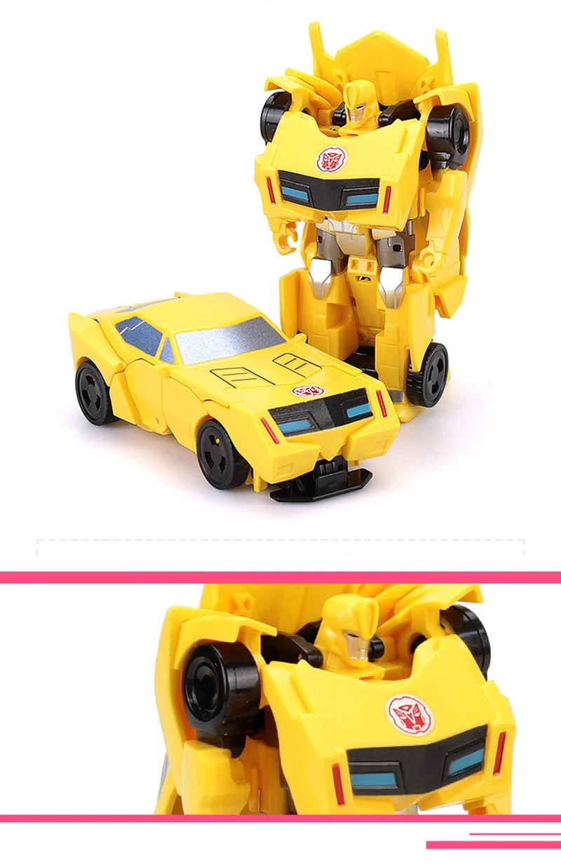 12CM Transformation Robot Kit Toys Models 2 In 1 One Step Model Deformed Car Toy for Boy Gift