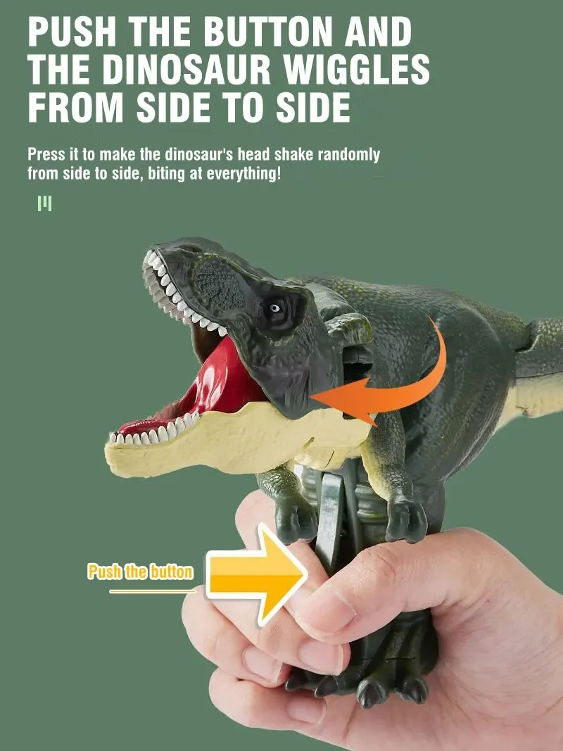 Novelty Cool Children Decompression Dinosaur Toy Fun Interactive Dinosaur Grabber Toy press dinosaur toy