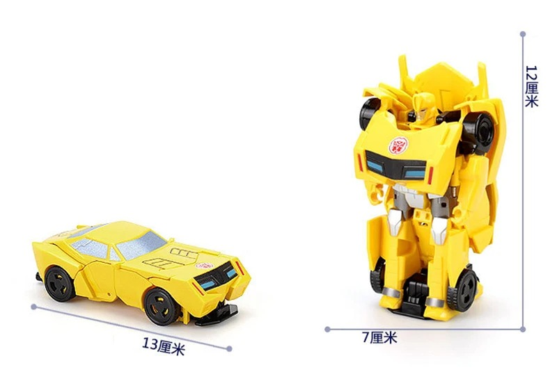 12CM Transformation Robot Kit Toys Models 2 In 1 One Step Model Deformed Car Toy for Boy Gift