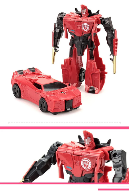 12CM Transformation Robot Kit Toys Models 2 In 1 One Step Model Deformed Car Toy for Boy Gift