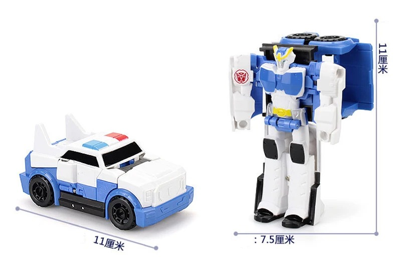 12CM Transformation Robot Kit Toys Models 2 In 1 One Step Model Deformed Car Toy for Boy Gift