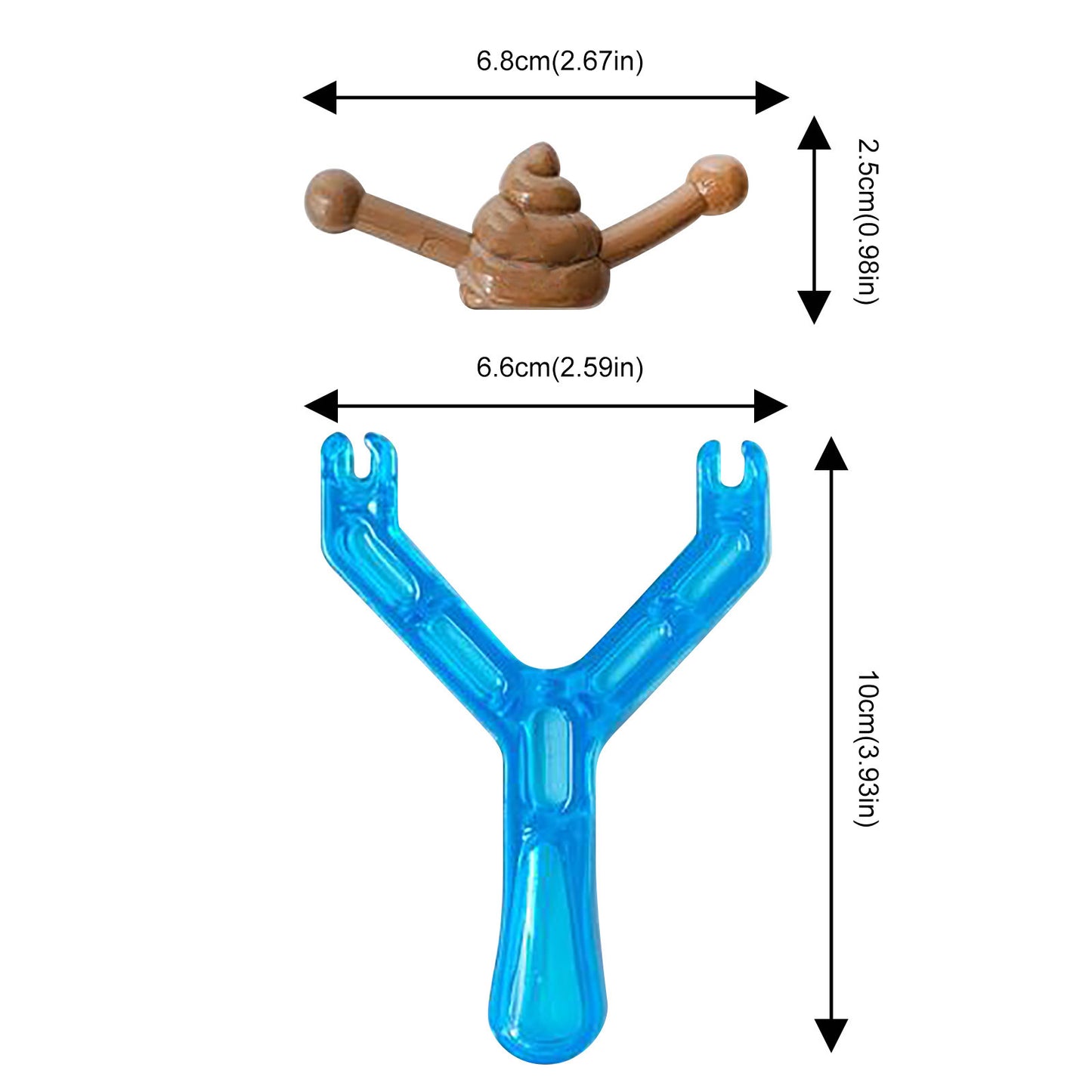 Slingshot decompression wacky toy children funny novelty toys and entertainment fake feces, Halloween feces rubber trick toys