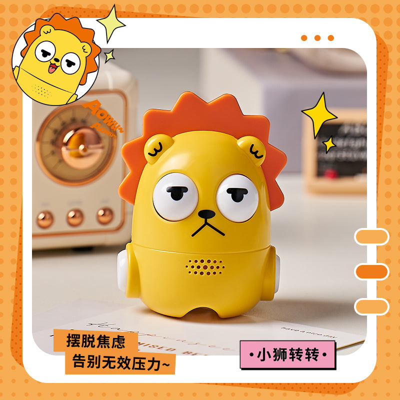 Popular cute animal with sound effects keychain multifunctional educational decompression toy desktop ornament