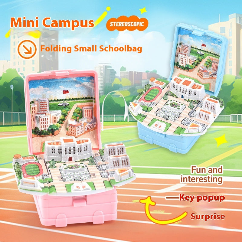 Campus 3D Book Key chain creative decompression toy bag pendant