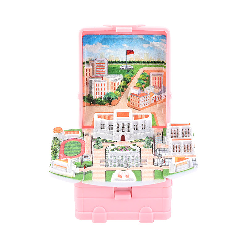 Campus 3D Book Key chain creative decompression toy bag pendant