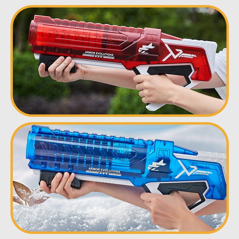 Children's pull-back shooting frisbee 6-12 years old outdoor shooting toys frisbee gun parent-child interactive combat