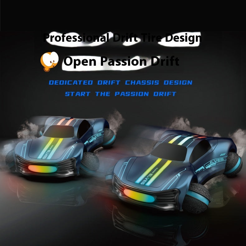 New high-end cool LED colorful lights high-performance ball wheel drift remote control streamer car exquisite gift