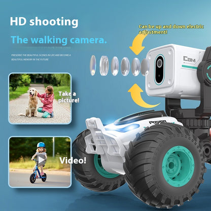 New high-tech smart RC photography remote control car AI dialogue transformation cool toy boutique gift