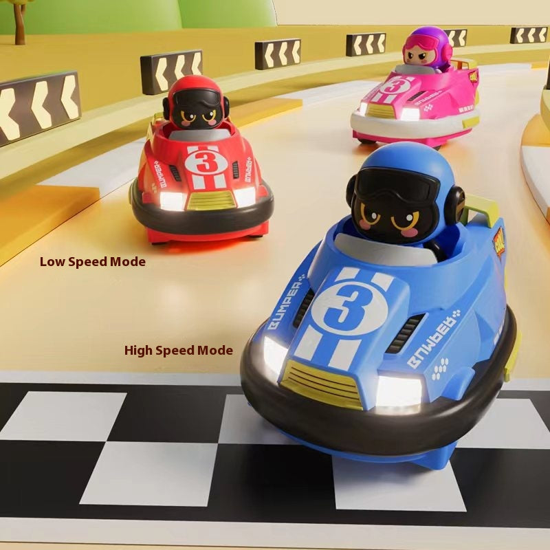 Bumper cars vs high-speed karting parent-child interactive driving dynamic competition charging toys fun toys