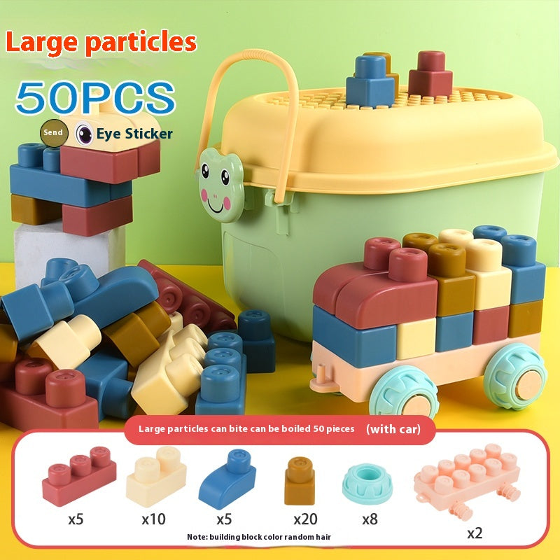 2024 Trendy Animal Soft Gel Building Blocks 0-3 Years Old Educational Puzzle Toy for Children's Intelligence Development Non-To