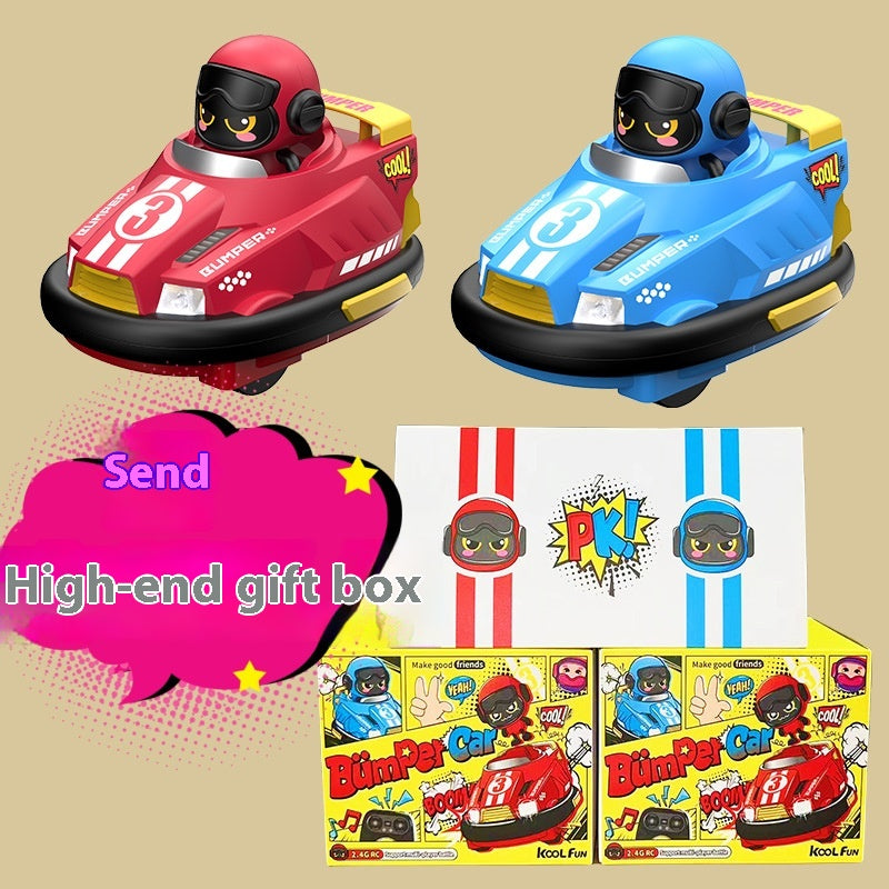 Bumper cars vs high-speed karting parent-child interactive driving dynamic competition charging toys fun toys