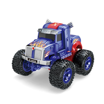 Children's toys one-button deformation cool remote car control anti-skid wear-resistant high-power motor parent-child interaction