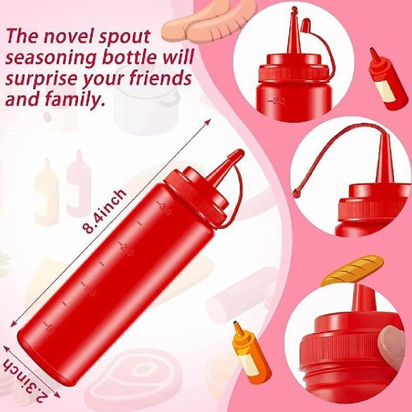 Simulation toys Scare good friends and family   Tomato bottle toy Give them a scare