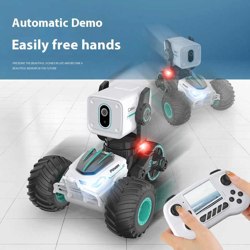 New high-tech smart RC photography remote control car AI dialogue transformation cool toy boutique gift