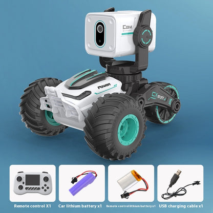 New high-tech smart RC photography remote control car AI dialogue transformation cool toy boutique gift