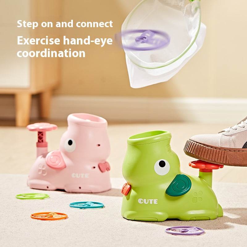 Outdoor flying saucer parent-child intelligence toy; new and interesting interactive intelligence gift for babies and children