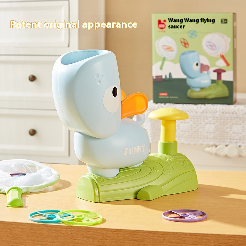 Outdoor flying saucer parent-child intelligence toy; new and interesting interactive intelligence gift for babies and children