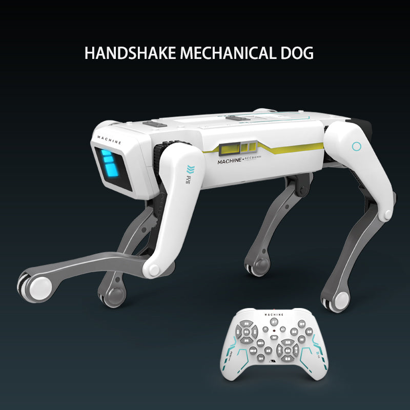 Hi-tech cool patrol voice dialogue intelligent stunt robot dog hand remote control programming pet