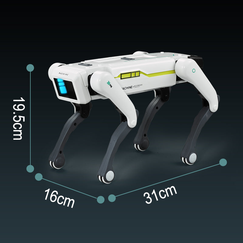 Hi-tech cool patrol voice dialogue intelligent stunt robot dog hand remote control programming pet