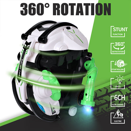 Remote Control Car Snake 360° Roll Toys,RC Car with LED Lights,Bristday for Kids Age 8-12 Year .Remote Control Racing Battle Toy Car Suitable for Adults.2 Batteries 60+min.