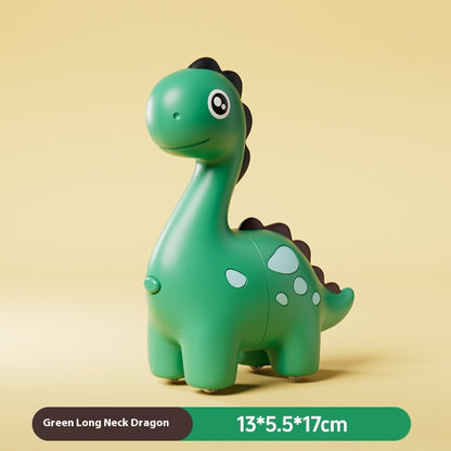 Authentic and realistic cartoon simulation telescopic dinosaur model, non-toxic children's toy for ages 3-6, cute and exquisite