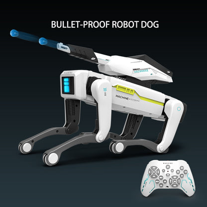 Hi-tech cool patrol voice dialogue intelligent stunt robot dog hand remote control programming pet