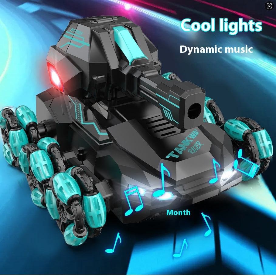 New Year's gift new model remote control car toy boy gesture sensing transformation drifting shooting four-wheel drive off-road