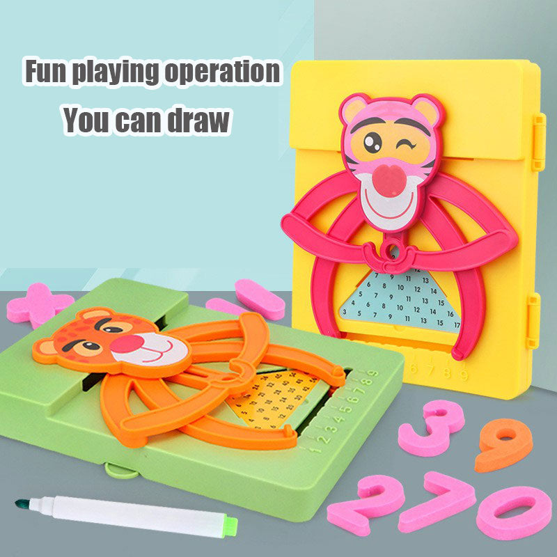 Children's digital toy box mathematical operations