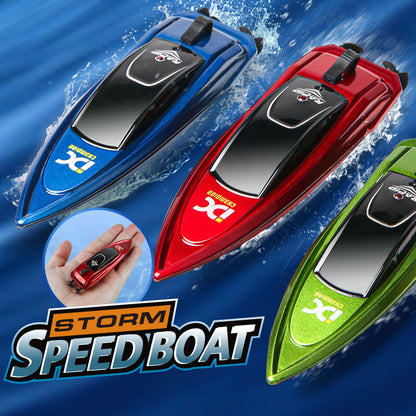 Wireless remote control mini speed boat toy