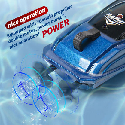 Wireless remote control mini speed boat toy